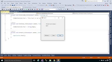 C# Tutorial : Form Load and Button click Event | FoxLearn