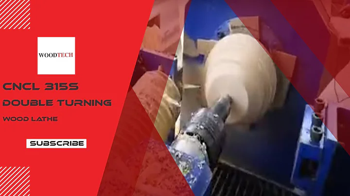 Woodtech - CNCL 315S -  DOUBLE  TURNING TOOLS WOOD LATHE #woodworking #cnc #factory