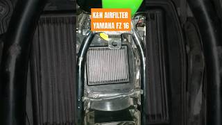 K&amp;N AIRFILTER YAMAHA FZS SOUND EXHAUST NOTE #SHORTS #YAMAHAFZ #reels #motorcycle #automobile