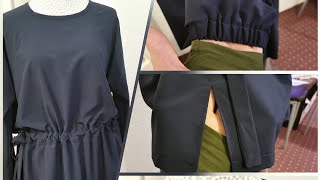 Как сшить кофту с кулиской, без выкройки 🧵