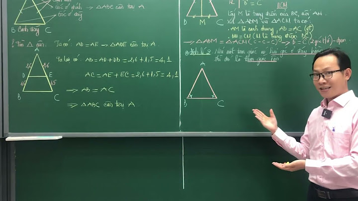 Các bài toán về 3 đường của tam giác cân năm 2024