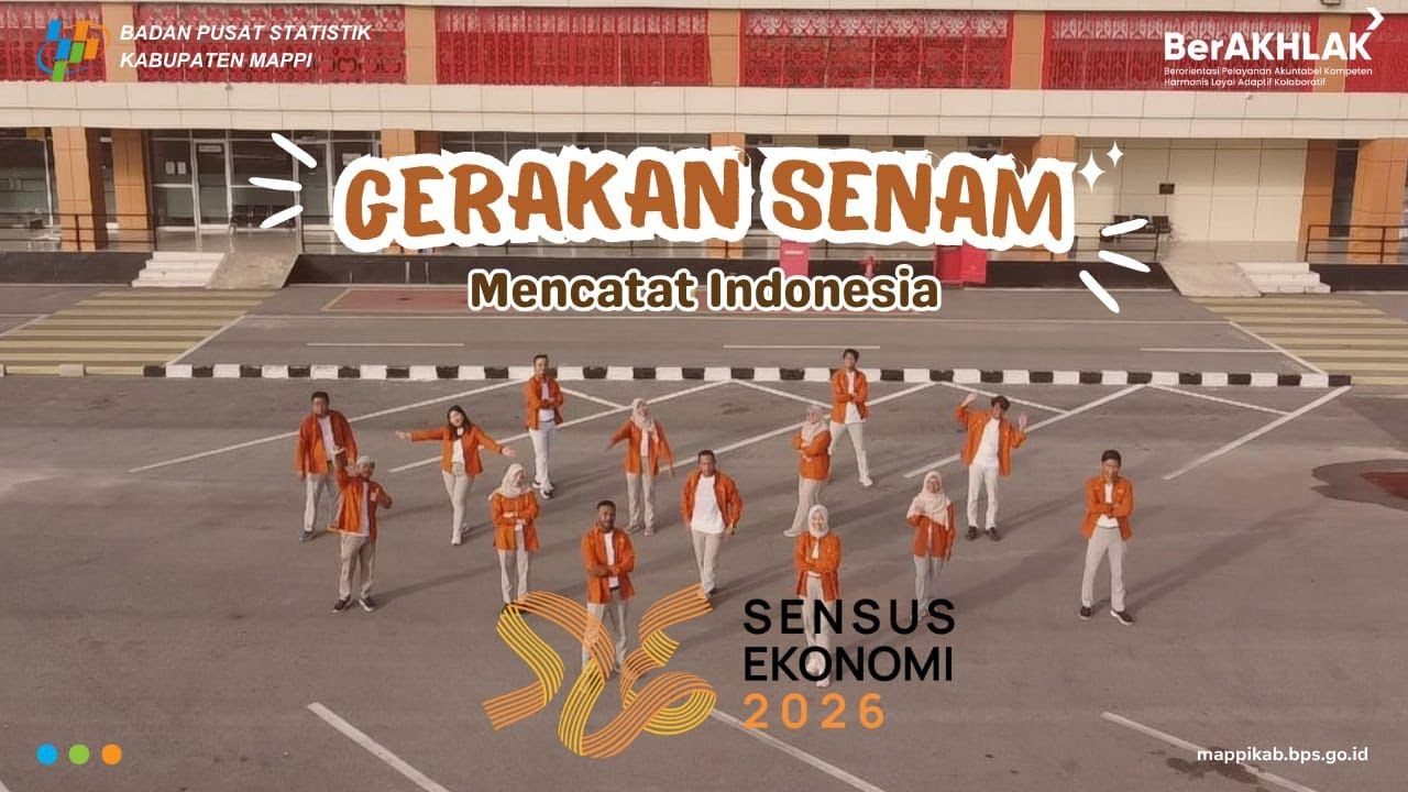 Senam Sensus Ekonomi 2026 BPS Kabupaten Mappi