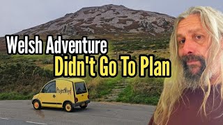 A Silly Road Trip: 300 miles in a city car around North Wales. Manifold meat & a problem