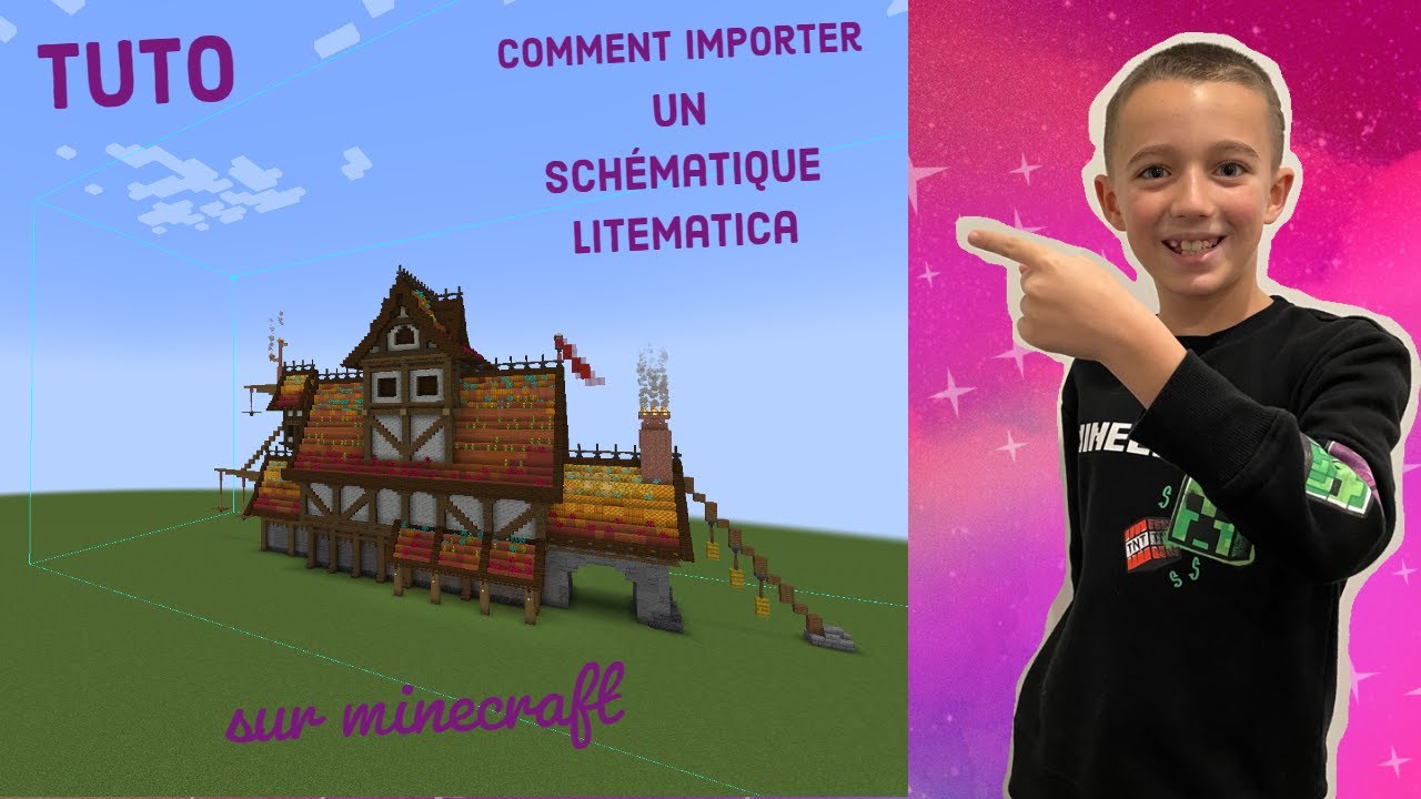 TUTO comment importer un schématique litematica sur Minecraft - YouTube