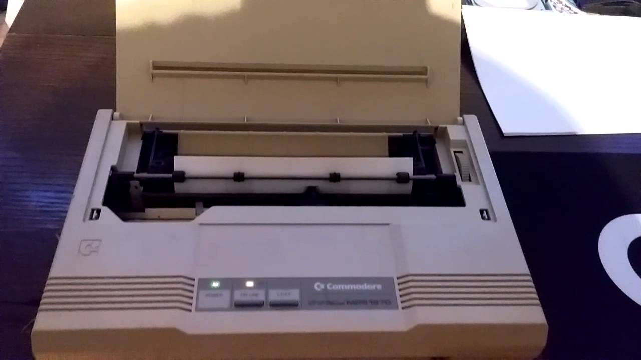 Commodore MPS 1270 InkJet Printer YouTube