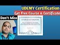 Free Udemy Course & Certificate 🎓