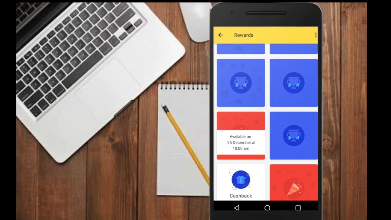 Google Tez New Offer 8 scratch card opens up Live. :) (NEW YEAR OR CHRISTMAS OFFER)