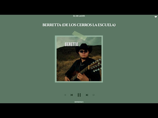 el de las r's - berretta (de los cerros la escuela) [sped up + reverb]