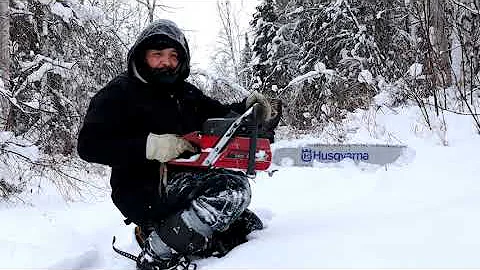 the rez trapper down to the river
