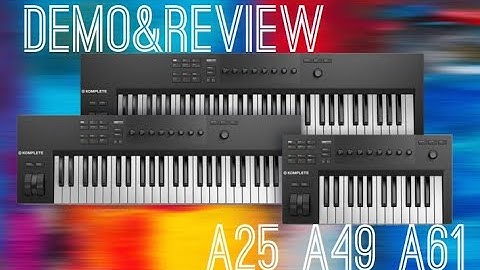 NI KOMPLETE KONTROL A49 ¦ HOMESTUDIO DEMO & REVIEW ¦ USB/MIDI CONTROLLER