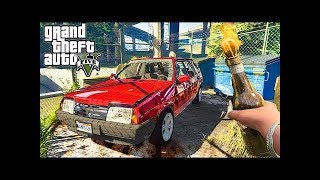 РЕАЛЬНАЯ ЖИЗНЬ В GTA 5 купил LADA 9 разбил  ! ?