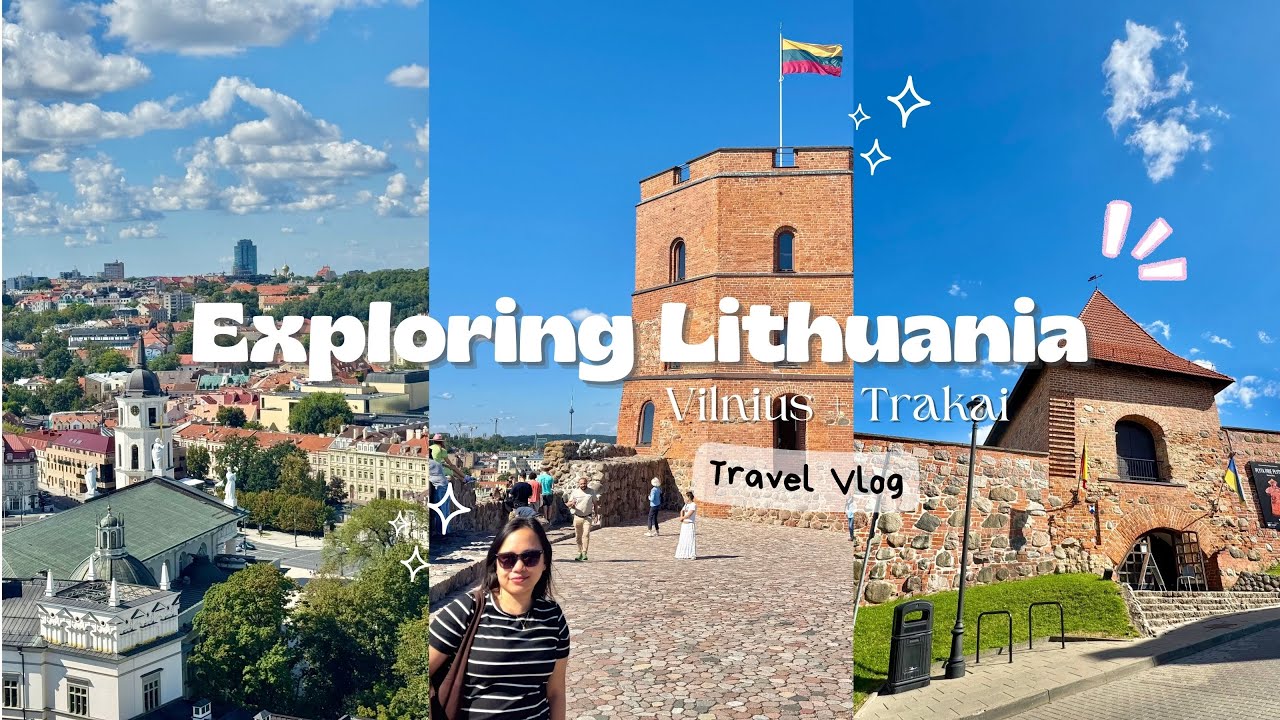 Baltics Travel Vlog | Exploring Vilnius, Lithuania 🇱🇹 + Side trip to Trakai Island