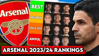 Ranking EVERY Arsenal Player's Season