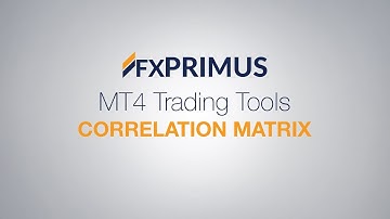 FXPRIMUS MT4 Trading Tools - CORRELATION MATRIX