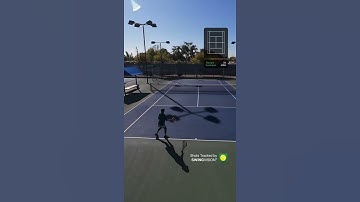 Tennis serve return winner