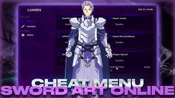 Sword Art Online - Cheat Menu | Greated Hack For SAO | Many Functions | FREE Download