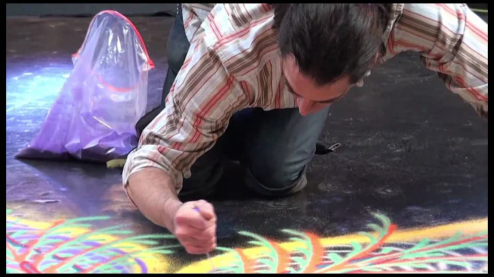 Sand Mandala by Joe Mangrum at the Exploratorium