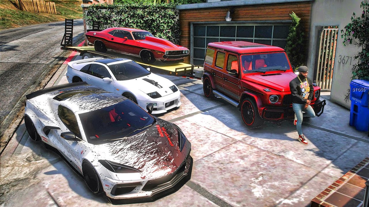 Millionaire's Car Collection in GTA 5!| Let's go to work GTA 5 Mods| 4K ...