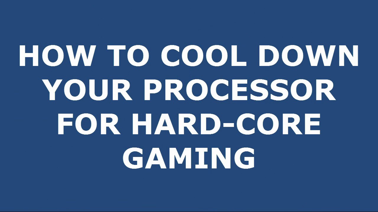 How to Cool Down CPU for Gaming & Overheating [Quick & Easy] YouTube