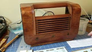 EV 006 - Woodworking - Refinishing a 1940s RCA Victor A-23 Radio Cabinet