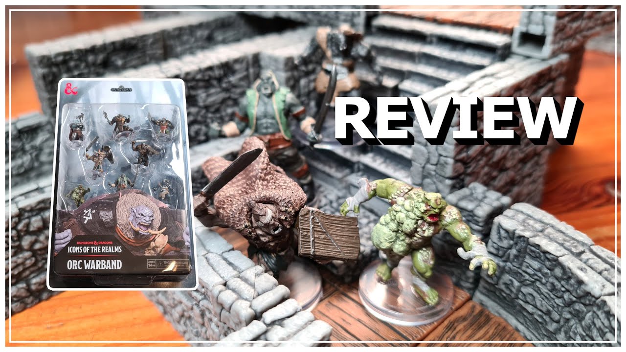 SF・ファンタジー・ホラー Icons of the Realms, Orc Warband Icons of the Realms - Orc Warband Miniature Pack Review - YouTube
