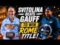 Svitolina beats Gauff in three sets to seal Rome title: Post-match reaction