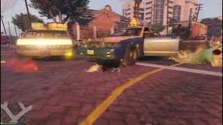 GTA 5 Fire Cat Funny Compilation #002