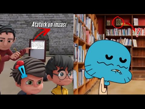 Çizgi Filmlerde Yakalanan SKANDAL Sahneler(Gumball,İstanbul Muhafızları..)