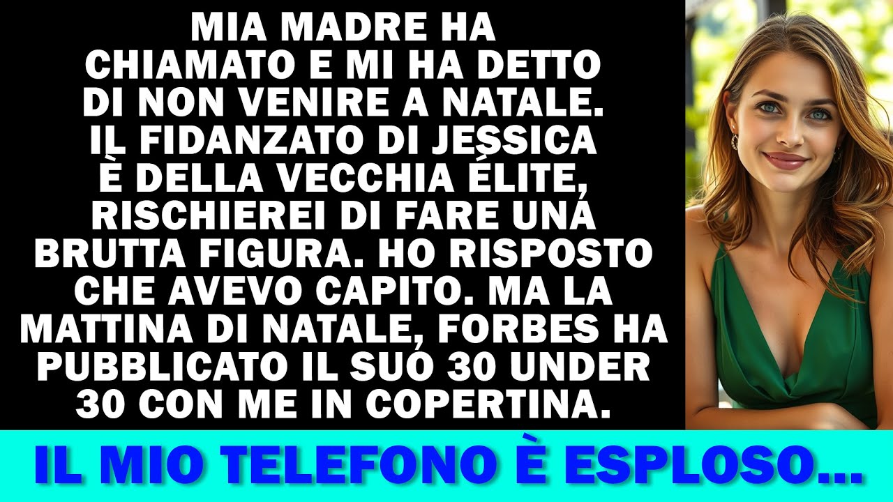 Mia madre mi ha detto di saltare il Natale, poi è uscita la mia copertina di Forbes.