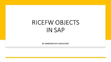 RICEFW with real-time examples - AC Sap Consulting