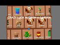 Crazy Luck in Grow a Garden! #roblox