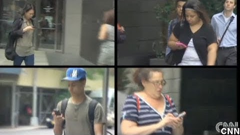 Text Alert: Texting While Walking Is Dangerous