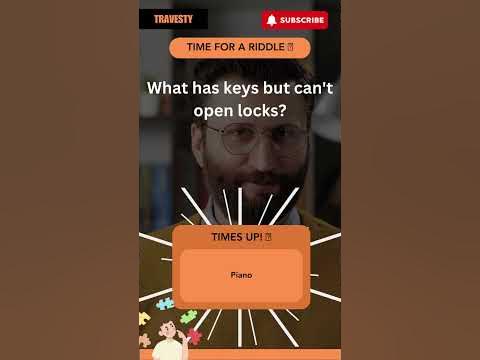 What has keys but can't open locks? - YouTube