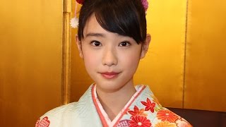 昨年の国民的美少女GPの高橋ひかる、新年晴れ着インタビュー！　目標はドラマデビュー！　#Hikaru Takahashi