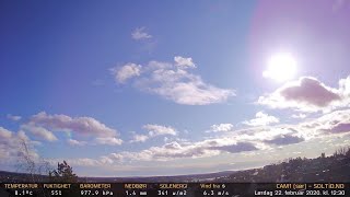 Timelapse Cam 1 - 22. februar 2020