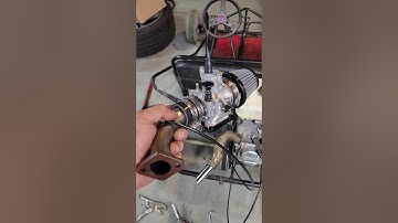 Predator 212 exhaust header on, what