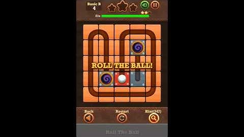 Roll The Ball Slide Puzzle 2 - Basic B Level 4 Walkthrough