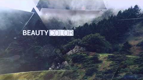 After Effects Template: Triangle Paralax Slideshow