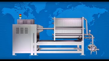 Plate and Frame Type Filter Press Animation