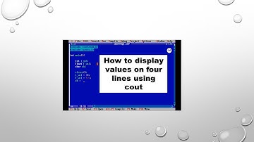 C++ Input Output | How to use C++ cout statement | C++ cout format