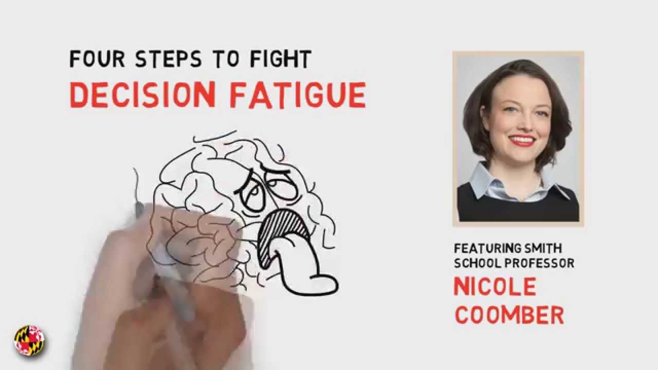 R.H. Smith Business Minor: Four Steps to Fight Decision Fatigue - YouTube