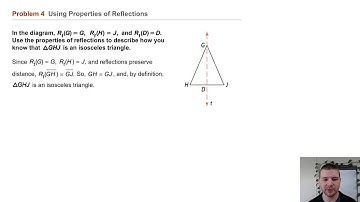 Geometry 9-2 Reflections: Problem 4 - Using Properties of Reflections