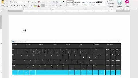 On Screen Keyboard with Scanning