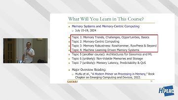 HiPEAC ACACES 2024 Summer School - Lecture 1: Memory Systems: Trends, Challenges, Opportunities