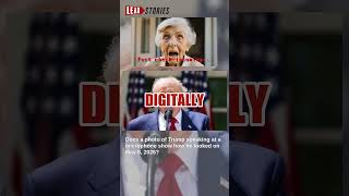 Fact Check: Image Does NOT Show Trump's Actual Hair -- Digital Edit Of AP News Photo