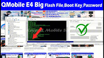 QMobile E4 Big (MTK6261) Flash File, Boot Key and Password Unlock