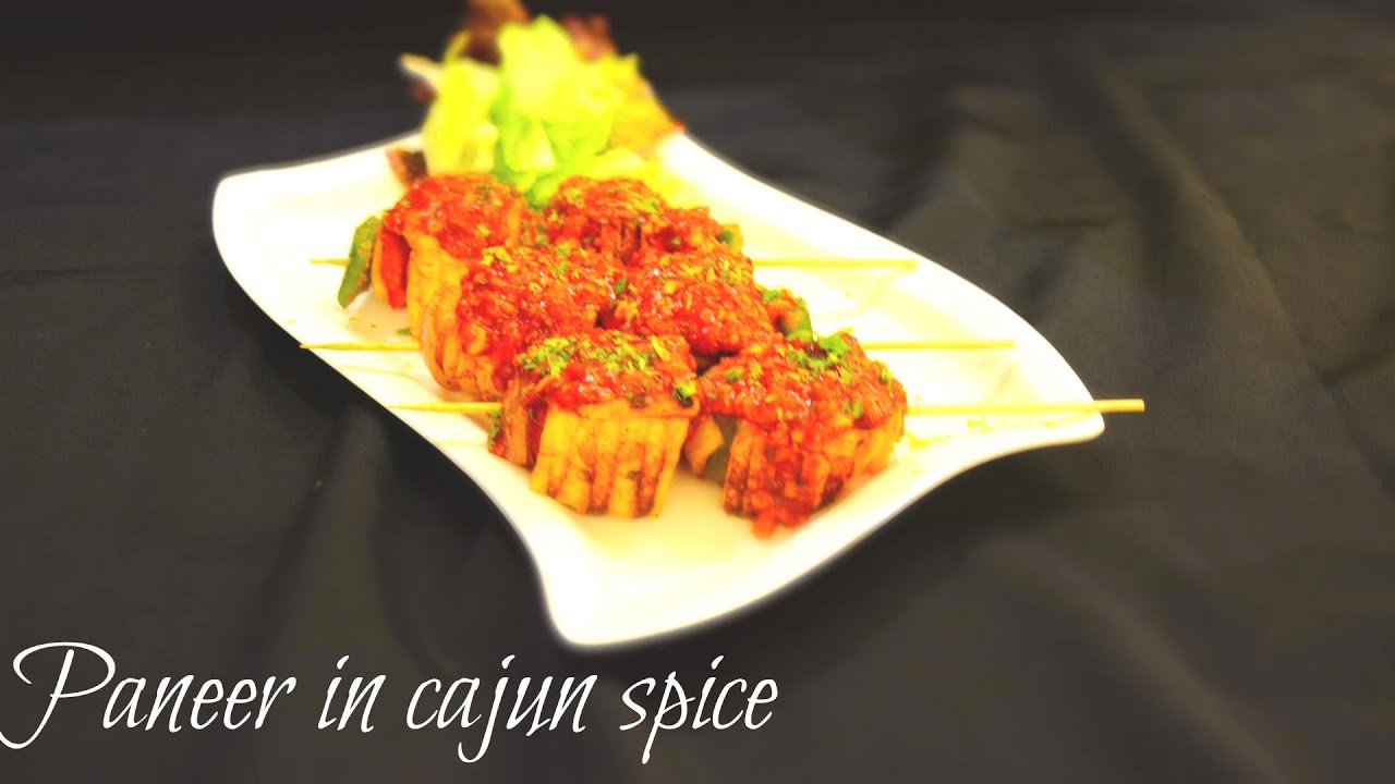 Paneer in Cajun Spice | Chef Cooking Studio