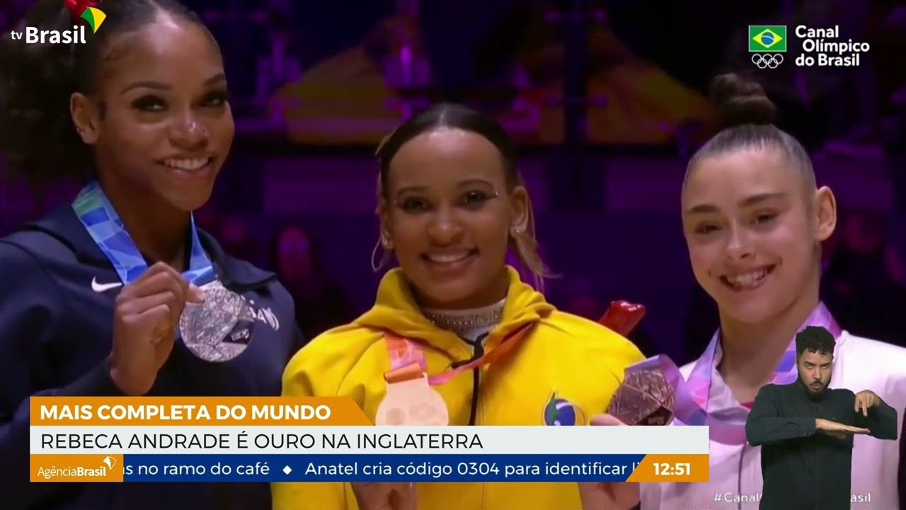 Pimenta dá parabéns a Rebeca Andrade por ouro na ginástica