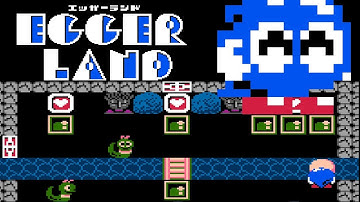 Eggerland (FDS · Famicom Disk System) video game port | full game completion session 🎮