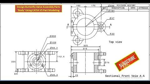 Design Butterfly Valve Assembly 